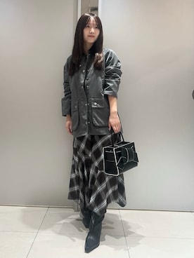 「FRAY I.D（フレイアイディー）のアイテム（ジャケット/アウター）」を使った、FRAY I.Dさん（レディース・155cm）の秋コーディネート