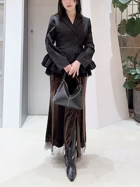 「FRAY I.D（フレイアイディー）のアイテム」を使った、FRAY I.Dさん（レディース・154cm）の秋コーディネート