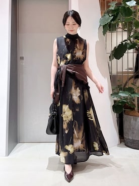 「FRAY I.D（フレイアイディー）のアイテム（パンツ）」を使った、FRAY I.Dさん（レディース・154cm）の夏コーディネート