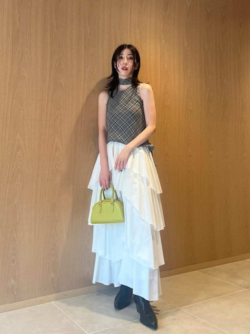 新品未使用 フレイアイディー セミシアーティアードスカート FRAY I.D スカート シアーティアードスカート : ZOZOTOWN Yahoo