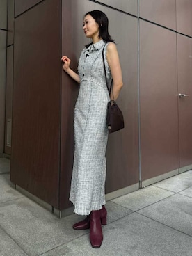 「ツイード」｜FRAY I.Dさん（レディース・162cm）の夏コーディネート