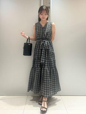 「FRAY I.D（フレイアイディー）のアイテム（ワンピース/ドレス）」を使った、FRAY I.Dさん（レディース・155cm）の夏コーディネート