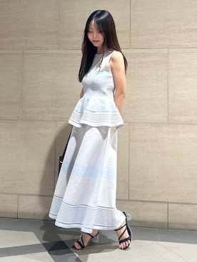 「FRAY I.D（フレイアイディー）のアイテム（トップス）」を使った、FRAY I.Dさん（レディース・155cm）の春コーディネート