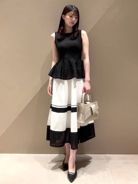 「FRAY I.D（フレイアイディー）のアイテム」を使った、FRAY I.Dさん（レディース・163cm）の春コーディネート