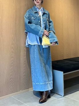 「FRAY I.D（フレイアイディー）のアイテム（ワンピース/ドレス）」を使った、FRAY I.Dさん（レディース・161cm）の冬コーディネート