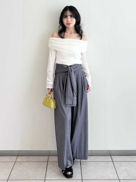 「骨格ナチュラル」｜FRAY I.Dさん（レディース・159cm）の秋コーディネート