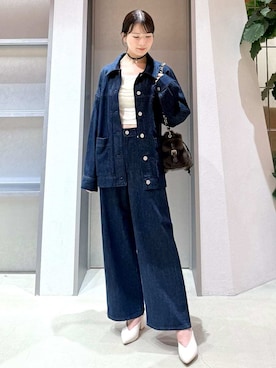 「FRAY I.D（フレイアイディー）のアイテム」を使った、FRAY I.Dさん（レディース・158cm）の夏コーディネート