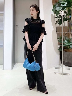 「FRAY I.D（フレイアイディー）のアイテム」を使った、FRAY I.Dさん（レディース・154cm）の春コーディネート