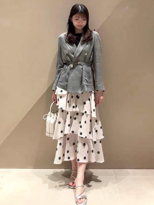 【美品】FRAY I.D アシメフリルティアードスカート アシメフリルティアードスカート(ロングスカート)｜スカート｜FRAY I.D