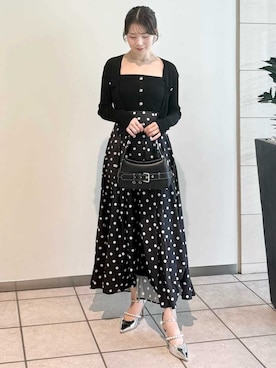 「FRAY I.D（フレイアイディー）のアイテム」を使った、FRAY I.Dさん（レディース・158cm）の冬コーディネート