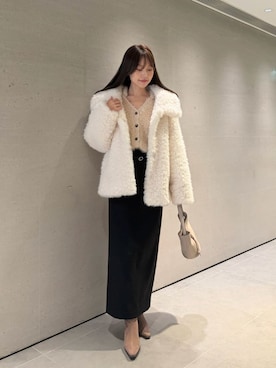 「FRAY I.D（フレイアイディー）のアイテム」を使った、FRAY I.Dさん（レディース・163cm）の秋コーディネート