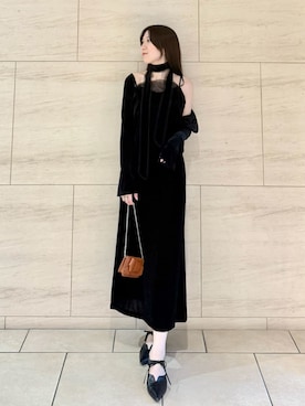 「アイテム（財布）」を使った、FRAY I.Dさん（レディース・160cm）の秋コーディネート