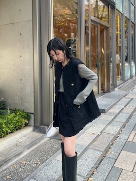 「FRAY I.D（フレイアイディー）のアイテム（トップス）」を使った、FRAY I.Dさん（レディース・161cm）の秋コーディネート