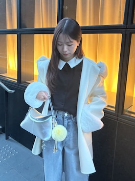 「FRAY I.D（フレイアイディー）のアイテム（トップス）」を使った、FRAY I.Dさん（レディース・160cm）の冬コーディネート