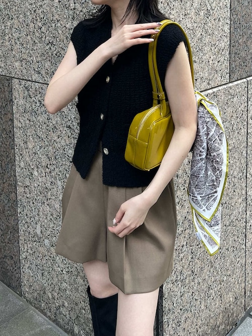新品 FRAY I.D SUSTAINABLE & POSITIVE ★ミ004 ルエル】リボンミドルバッグ【WEB限定カラーあり