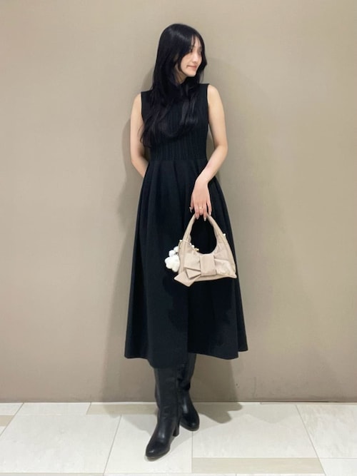 ランダムリブホールガーメントワンピース（ワンピース）｜FRAY