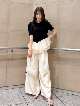 「FRAY I.D（フレイアイディー）のアイテム」を使った、FRAY I.Dさん（レディース・160cm）の春コーディネート
