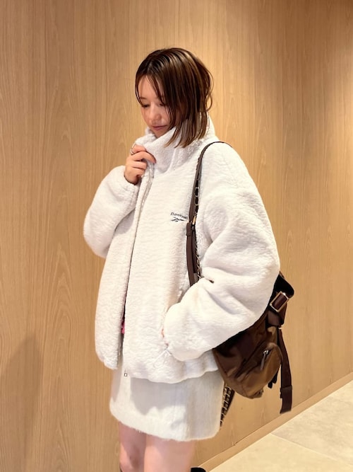 Reebok× FRAY I.D】ジップアップボアブルゾン（ブルゾン）｜FRAY I.D