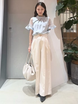 「FRAY I.D（フレイアイディー）のアイテム（シューズ）」を使った、FRAY I.Dさん（レディース・159cm）の夏コーディネート