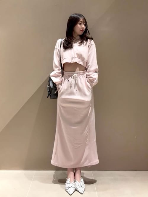 FRAY I.D｜Champion リバースウィーブストレートスカート FRAY I.D｜Champion】リバースウィーブストレートスカート(タイト