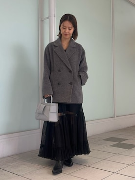 「FRAY I.D（フレイアイディー）のアイテム」を使った、FRAY I.Dさん（レディース・155cm）の秋コーディネート