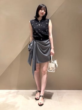 「FRAY I.D（フレイアイディー）のアイテム」を使った、FRAY I.Dさん（レディース・163cm）の春コーディネート