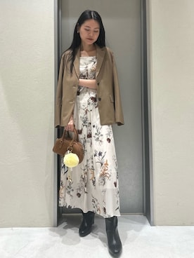 「アイテム（キーケース/キーアクセサリー）」を使った、FRAY I.Dさん（レディース・161cm）の秋コーディネート