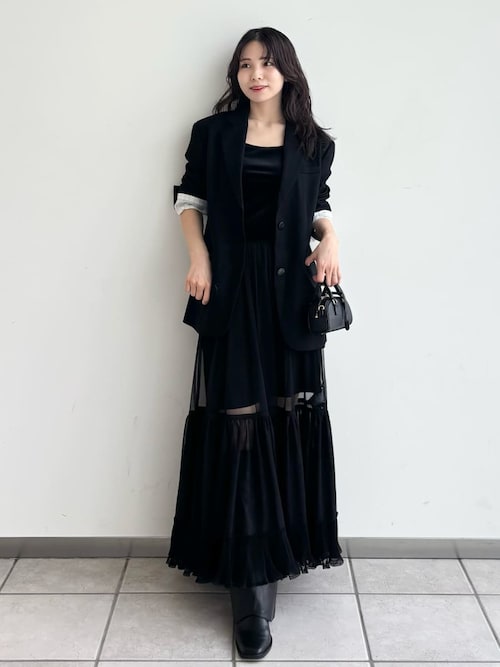 プリーツヘムチュールスカート（スカート）｜FRAY I.D（フレイ