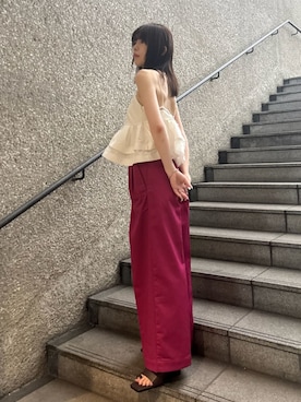 「アイテム（アクセサリー）」を使った、FRAY I.Dさん（レディース・155cm）の夏コーディネート