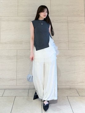 「アイテム（財布）」を使った、FRAY I.Dさん（レディース・160cm）の夏コーディネート
