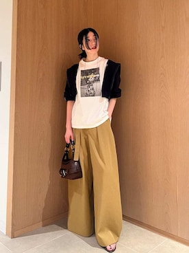 「FRAY I.D（フレイアイディー）のアイテム」を使った、FRAY I.Dさん（レディース・161cm）の冬コーディネート