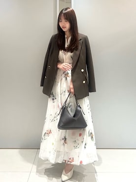 「FRAY I.D（フレイアイディー）のアイテム」を使った、FRAY I.Dさん（レディース・155cm）の秋コーディネート