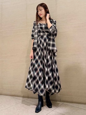 【新品タグ付き】FRAY I.D 楊柳キュプラサテンタックワンピース fray i.d 楊柳キュプラサテンタックワンピ 高級素材 訳あり