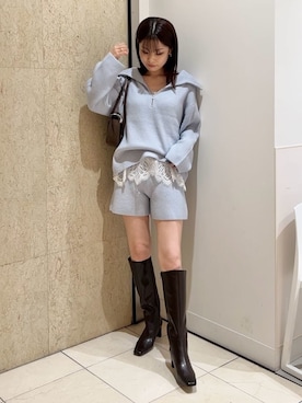 「FRAY I.D（フレイアイディー）のアイテム」を使った、FRAY I.Dさん（レディース・165cm）の秋コーディネート