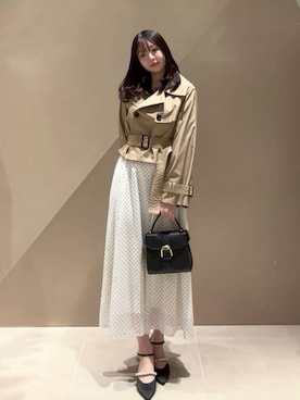 「プリント」｜FRAY I.Dさん（レディース・163cm）の冬コーディネート