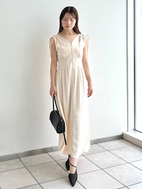 「結婚式」｜「アイテム（パンプス）」を使った、FRAY I.Dさん（レディース・158cm）の夏コーディネート
