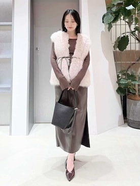 「FRAY I.D（フレイアイディー）のアイテム（ジャケット/アウター）」を使った、FRAY I.Dさん（レディース・154cm）の秋コーディネート