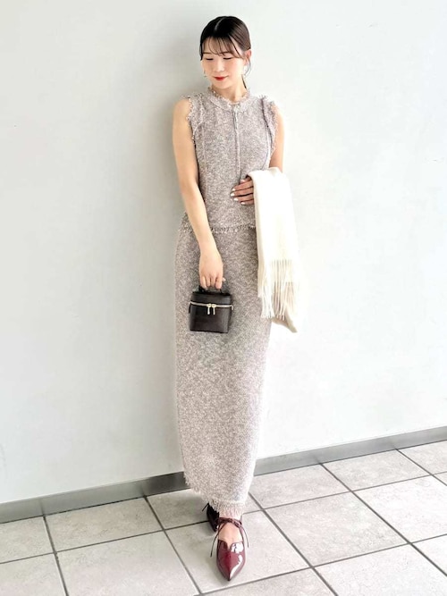 セール】ラメスラブヤーンニットタイトスカート（スカート）｜FRAY I.D