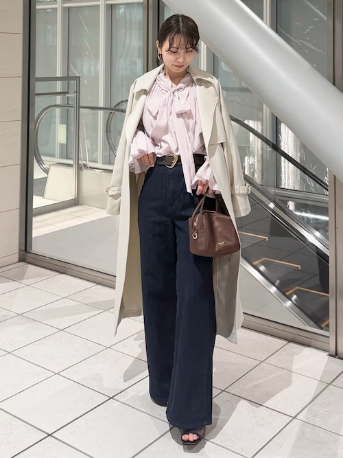 2wayシアーボウタイブラウス／ウォッシャブル（シャツ/ブラウス