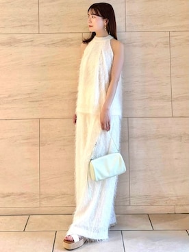 「イエベ」｜「アイテム（帽子）」を使った、FRAY I.Dさん（レディース・158cm）の春コーディネート