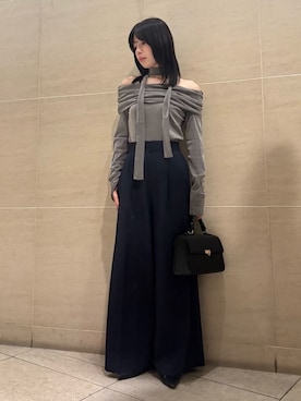 FRAY I.D（フレイアイディー）の「2wayスーパーハイウエストパンツ