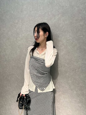 「FRAY I.D（フレイアイディー）のアイテム」を使った、FRAY I.Dさん（レディース・161cm）の冬コーディネート