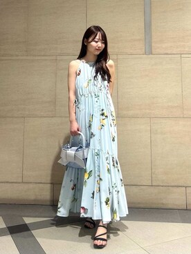 「マキシワンピース」｜FRAY I.Dさん（レディース・155cm）の春コーディネート