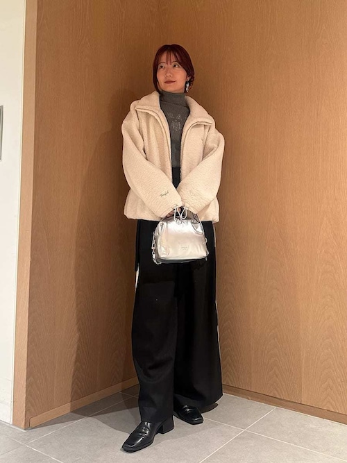 セール】【Reebok× FRAY I.D】ジップアップボアブルゾン（ブルゾン