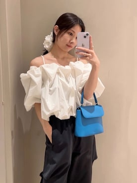 「FRAY I.D（フレイアイディー）のアイテム（トップス）」を使った、FRAY I.Dさん（レディース・165cm）の春コーディネート