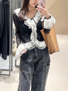 「FRAY I.D（フレイアイディー）のアイテム」を使った、FRAY I.Dさん（レディース・165cm）の冬コーディネート