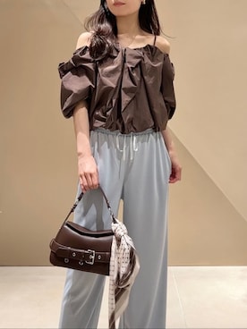 「FRAY I.D（フレイアイディー）のアイテム（トップス）」を使った、FRAY I.Dさん（レディース・165cm）の春コーディネート