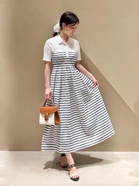 「FRAY I.D（フレイアイディー）のアイテム（バッグ）」を使った、FRAY I.Dさん（レディース・165cm）の春コーディネート