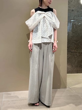 「FRAY I.D（フレイアイディー）のアイテム（トップス）」を使った、FRAY I.Dさん（レディース・160cm）の春コーディネート