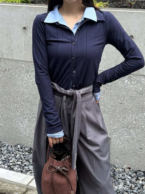 レイヤードポロカットソー（Tシャツ/カットソー）｜FRAY I.D